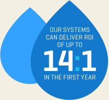 Our systems can deliver ROI of up to 14:1 in the first year